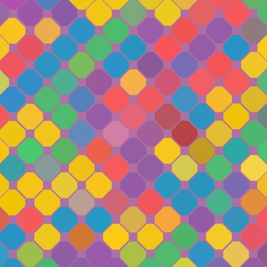 Renkli dairesel, pürüzsüz desen. Vektör duvar kağıdı tasarımı