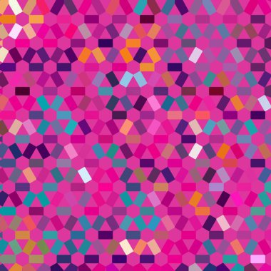 Renk fraktal geometrik soyut desen