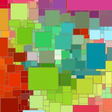 Soyut sanat dokusu. Kareler ile renkli doku. Modern sanat eserleri. Renkli görüntü