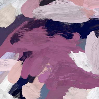 Tuval el yapımı yağlıboya. Renkli doku. Fırça darbeleri. Renkli görüntü. Modern sanat. Çağdaş sanat.