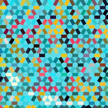 Renk fraktal geometrik soyut desen