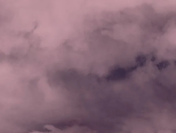 Background Pink Gray Dramatic Clouds Dark Sky Thunderstorm — Stock Photo, Image