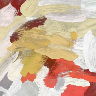 Tuval el yapımı yağlıboya. Renkli doku. Fırça darbeleri. Renkli görüntü. Modern sanat. Çağdaş sanat.