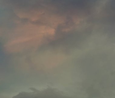 Akşam bulutları (Cote d'Azur, Fransa) - 5 Ekim 2018