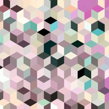 Geometrik desenlerle soyut sanat dokusu