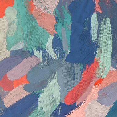 El yapımı tuvale yağlı boya. Soyut sanat dokusu. Renkli doku. Modern sanat eserleri. Yağlı boya darbeleri. Fırça darbeleri. Modern sanat. Çağdaş sanat. Sanatsal tuval.