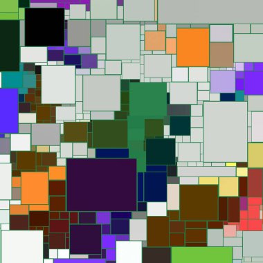 Soyut sanat dokusu. Kareler ile renkli doku. Modern sanat eserleri. Renkli görüntü