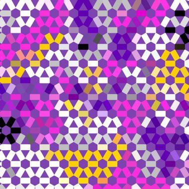 Renk fraktal geometrik soyut desen