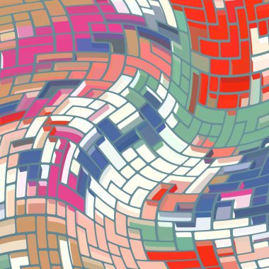 Geometrik desenli soyut doku