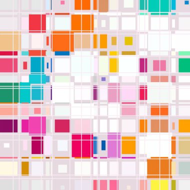 kareli soyut geometrik desen