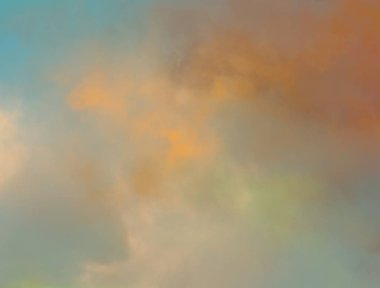 soyut grunge bulutlar, kopya alanı ile renkli arka plan