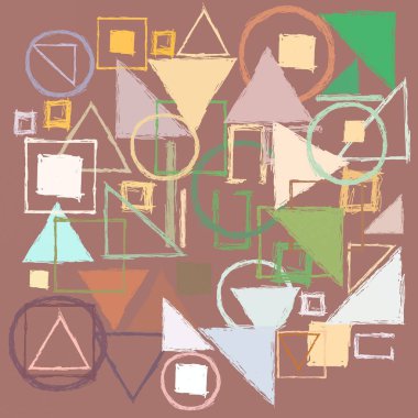 Geometrik desenli soyut doku