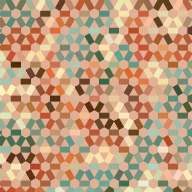 Renk fraktal geometrik soyut desen