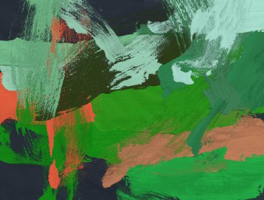 El yapımı tuvale yağlı boya. Soyut sanat dokusu. Renkli doku. Modern sanat eserleri. Yağlı boya darbeleri. Fırça darbeleri. Modern sanat. Çağdaş sanat. Sanatsal tuval.  