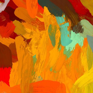 Tuval üzerine yağlıboya, Soyut sanat dokusu. Renkli doku. Modern sanat eserleri. Yağlı boya darbeleri. Fırça darbeleri