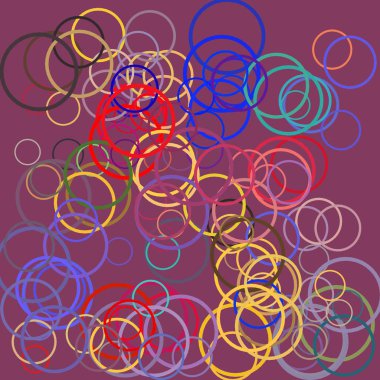 daire elemanları ile vektör arka plan