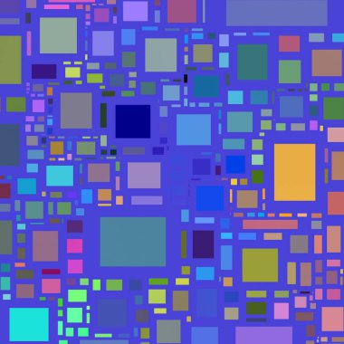 Soyut sanat dokusu. Kareler ile renkli doku. Modern sanat eserleri. Renkli görüntü