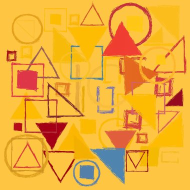 Geometrik desenli soyut doku