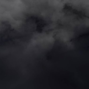 Kar dolu gri gökyüzü