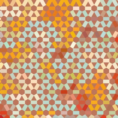 Renk fraktal geometrik soyut desen