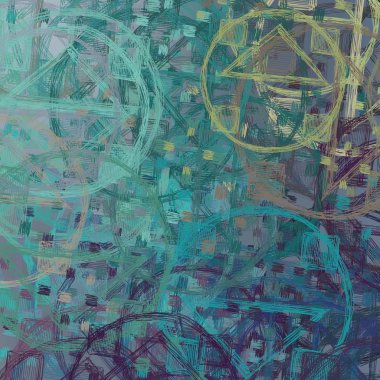 Yeşil çiçekli soyut çiçek arkaplanı