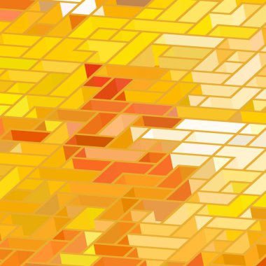 üçgenler ve sarı ile kesintisiz arka plan