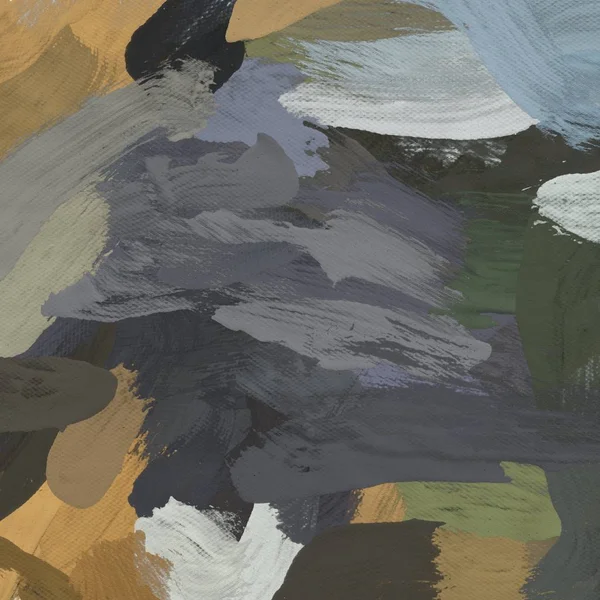 Tuval el yapımı yağlıboya. Renkli doku. Fırça darbeleri.