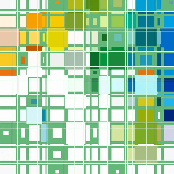 사각형으로 화려한 추상적인 — 스톡 사진