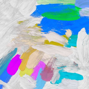 Tuval üzerine yağlıboya, Soyut sanat dokusu. Renkli doku. Modern sanat eserleri. Yağlı boya darbeleri. Fırça darbeleri