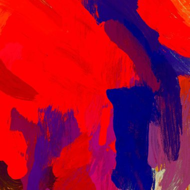 Tuval üzerine yağlıboya, Soyut sanat dokusu. Renkli doku. Modern sanat eserleri. Yağlı boya darbeleri. Fırça darbeleri