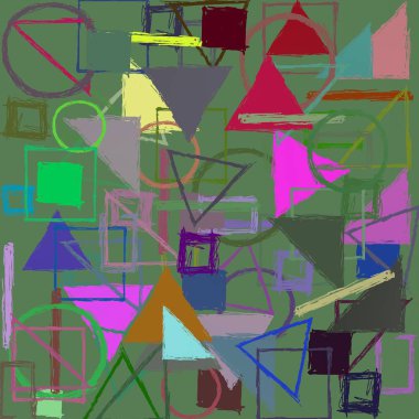 Renkli oklarla soyut arkaplan