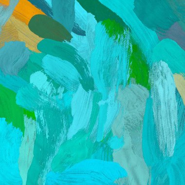 Tuval el yapımı yağlıboya. Renkli doku. Fırça darbeleri. Renkli görüntü. Modern sanat. Çağdaş sanat.