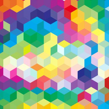 Geometrik desenlerle soyut sanat dokusu