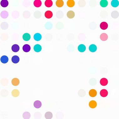 Bokeh ile soyut renkli arkaplan