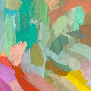 El yapımı tuvale yağlı boya. Soyut sanat dokusu. Renkli doku. Modern sanat eserleri. Yağlı boya darbeleri. Fırça darbeleri. Modern sanat. Çağdaş sanat. Sanatsal tuval.