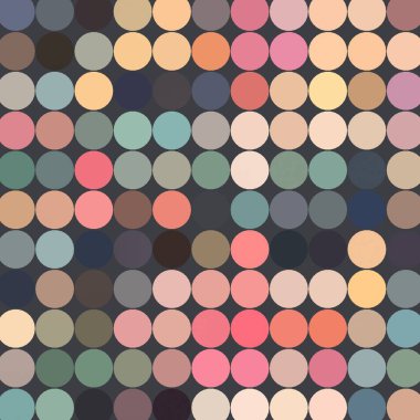 Düzenli sekizgenler bej, kahverengi, mavi ve yeşil renkleri ile sorunsuz köşegen desen. Vektör.