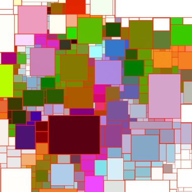 Renkli geometrik desenli soyut arkaplan