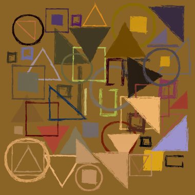 Geometrik desenli soyut arkaplan