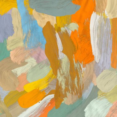 Tuval üzerine yağlıboya, Soyut sanat dokusu. Renkli doku. Modern sanat eserleri. Yağlı boya darbeleri. Fırça darbeleri