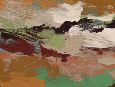 sahilde kırmızı boya