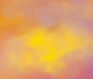 Yumuşak bulut arka plan için mavi degrade pastel renkli portakal ile.