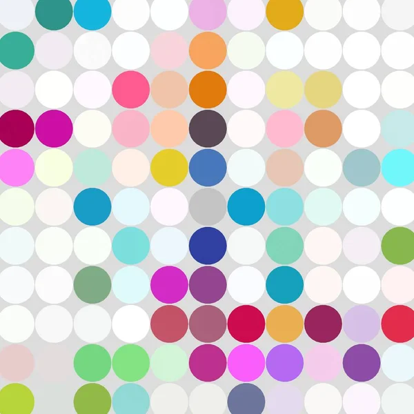 Colorful Rainbow Tetris Dot Grid Pattern — Stock Photo, Image