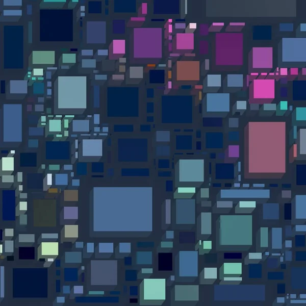 Абстрактная Художественная Фактура Цветная Текстура Квадратами Современные Произведения Искусства Красочное — стоковое фото