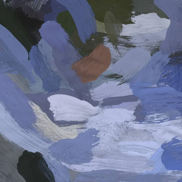 Tuval el yapımı yağlıboya. Renkli doku. Fırça darbeleri. Renkli görüntü. Modern sanat. Çağdaş sanat.