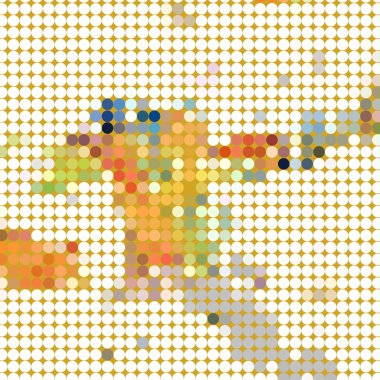 Geometrik desenli soyut arkaplan