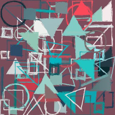 modern soyut geometrik desen arka plan