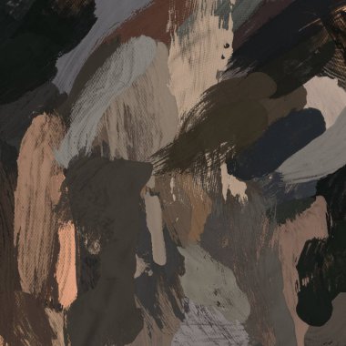 Tuval el yapımı yağlıboya. Renkli doku. Fırça darbeleri.