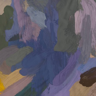 Tuval el yapımı yağlıboya. Renkli doku. Fırça darbeleri.