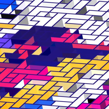 Geometrik desenli soyut doku