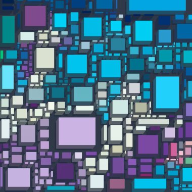 Soyut sanat dokusu. Kareler ile renkli doku. Modern sanat eserleri. Renkli görüntü